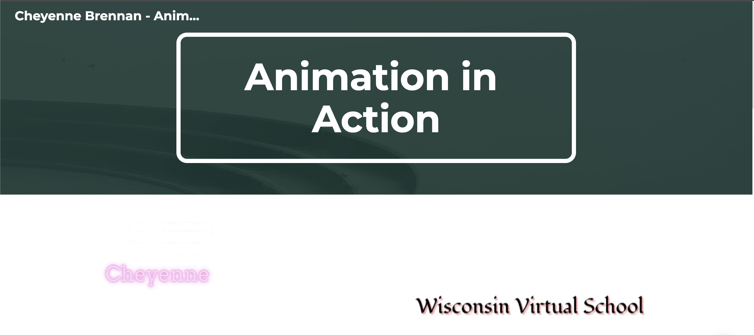 Animation in Action site screenshot